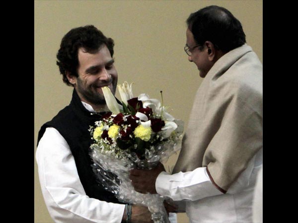 चिदंबरम ने दी बधाई