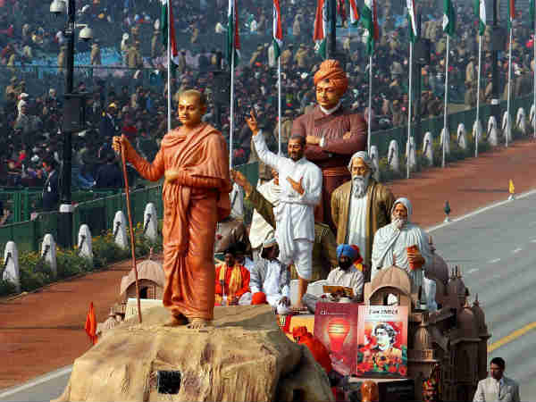 गणतंत्र दिवस परेड की रिहर्सल