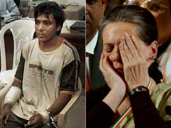 Sonia Gandhi and Ajmal Kasab Sonia Gandhi and Ajmal Kasab