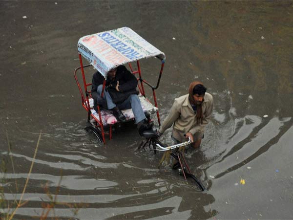 Record rain in Delhi Record rain in Delhi