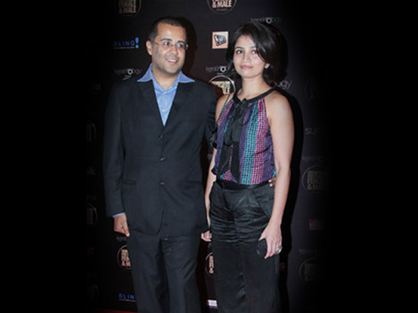 चेतन भगत और अनुषा भगत चेतन भगत और अनुषा भगत