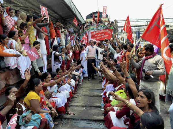 पटना रेलवे स्‍टेशन पर हंगामा 