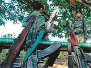 Three policemen killed in Naxal attack in Bihar Three policemen killed in Naxal attack in Bihar