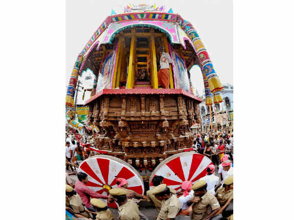 कोयंबटूर में रथ यात्रा