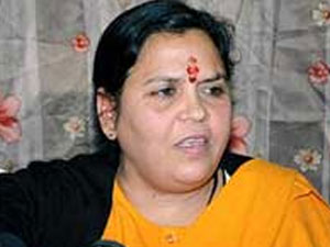 BJP leader Uma Bharati BJP leader Uma Bharati