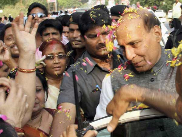 भाजपा अध्यक्ष राजनाथ सिंह भाजपा अध्यक्ष राजनाथ सिंह