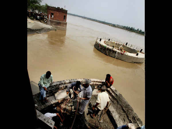 यमुना नदी में बाढ़ 
