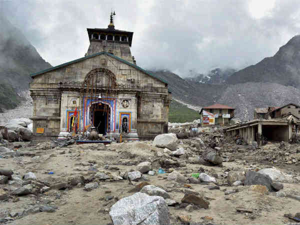 केदारनाथ मंदिर की ताज़ा तस्‍वीर 