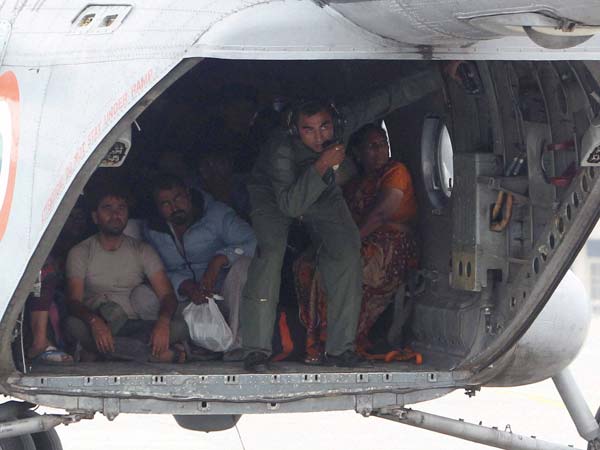 बादल फटने और बाढ़ की घटना के बाद 