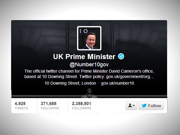 यूनाईटेड किंगडम के प्रधानमंत्री डेविड कैमरॉन 