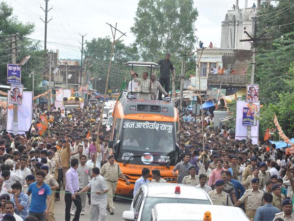 जनआशीर्वाद यात्रा की झलकियां-1
