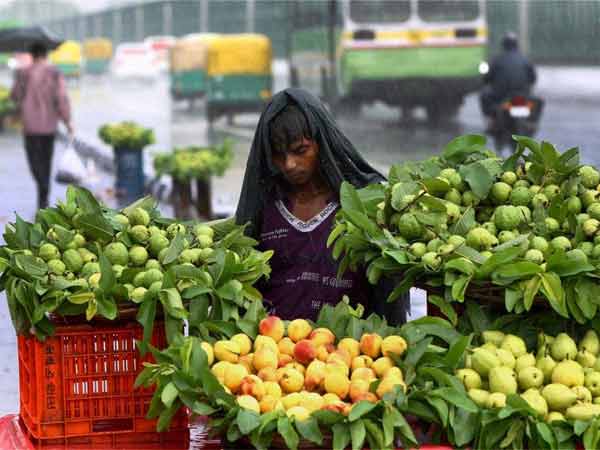 पानी में पेट की आग बुझाने निकला फल विक्रेता