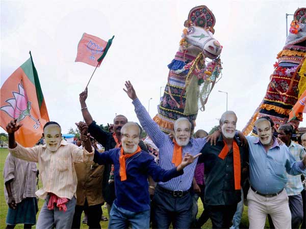 84.8% का वोट फिर एनडीए को