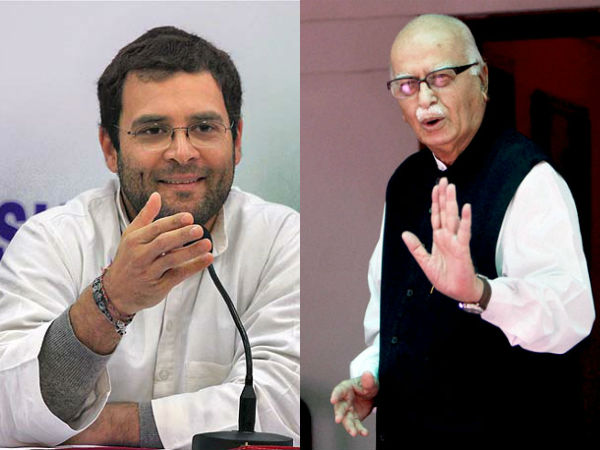 आडवाणी ने राहुल को पछाड़ा