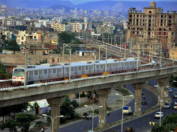 जयपुर मेट्रो का ट्रायल