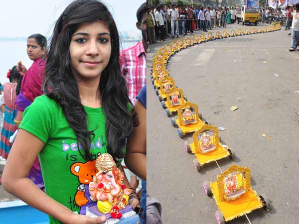 प्रतिमाओं का स्वागत