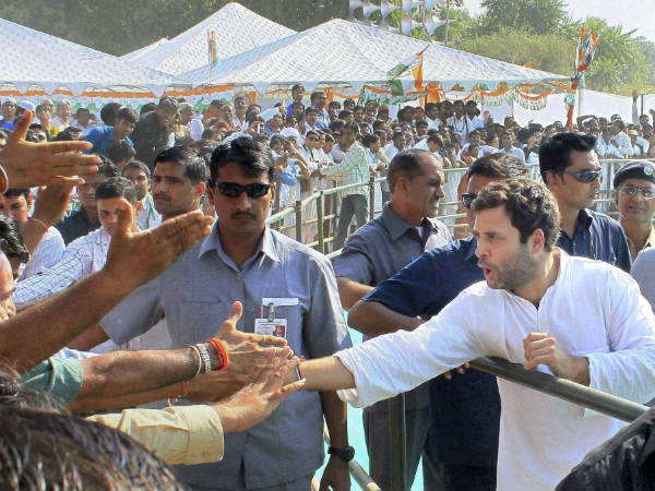 राहुल कल चुरू में थे 