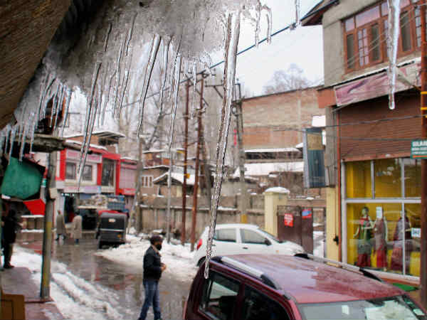 तापमान में गिरावट