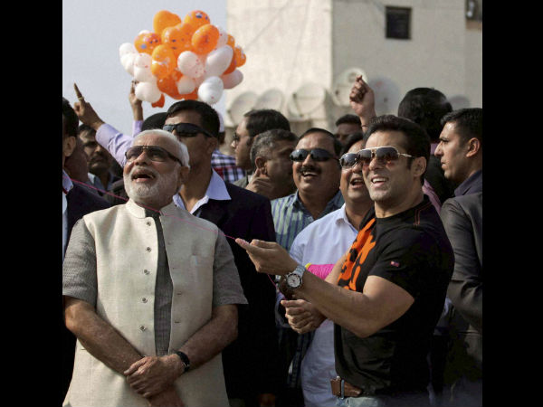 पतंग उड़ाते सलमान