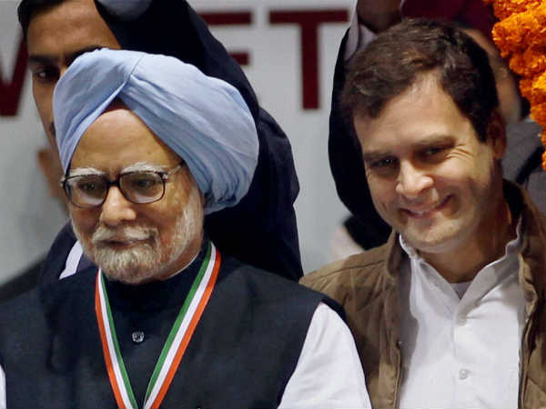 राहुल गांधी ने मनमोहन सिंह की तारीफ की