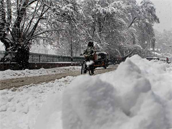 किन्नौर में भारी बर्फबारी