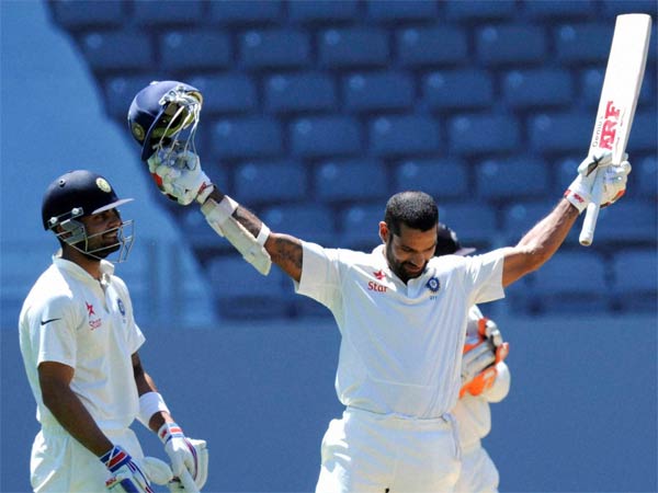 ऑकलैंड में शिखर धवन 