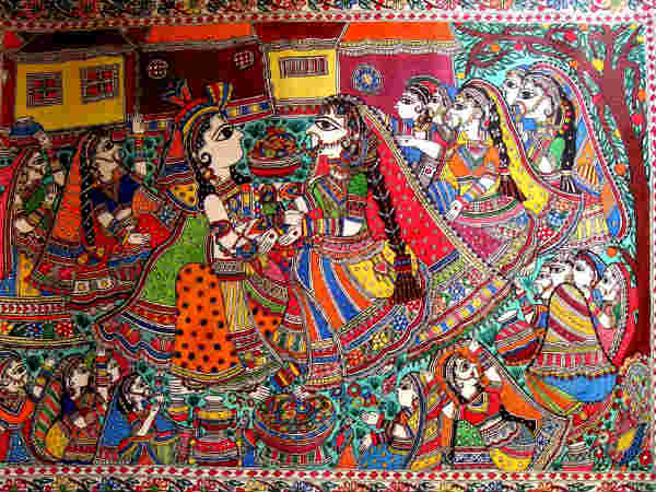 सदियों पुरानी मिथ‍िला पेंटिंग