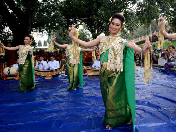 थाईलैंड के कलाकार बोधगया में