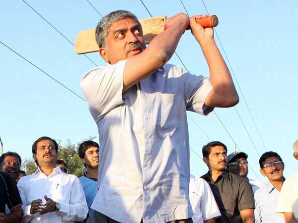 बेंगलुरु में नंदन नीलेकणी