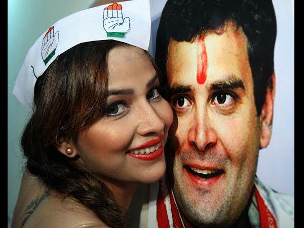 तनीषा का राहुल को समर्थन