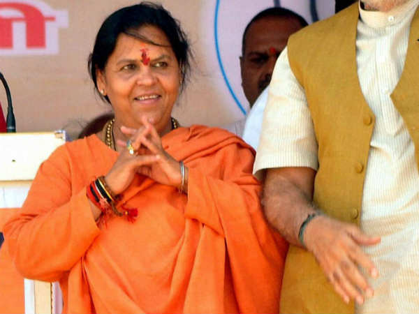 उमा भारती पर मामला दर्ज