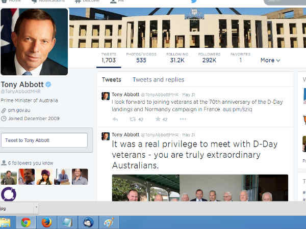 ऑस्‍ट्रेलिया के पीएम 