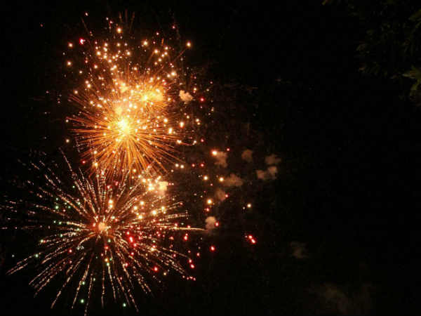  12 बजते ही शुरू हुआ जश्‍न 