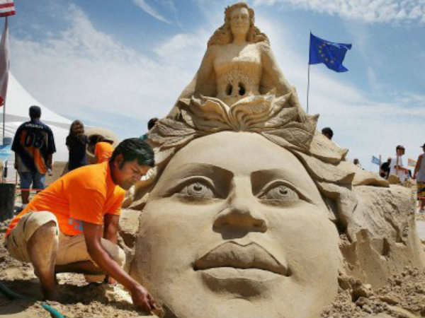  रेत कलाकार सुर्दशन पटनायक