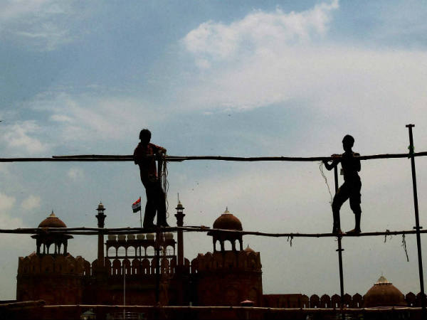 दिल्ली में लाल किला 