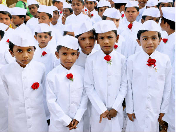 जवाहरलाल नेहरू के रूप में बच्चे