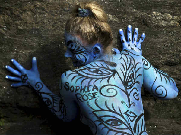 न्यूयॉर्क में बॉडी पेंटिंग न्यूयॉर्क में बॉडी पेंटिंग