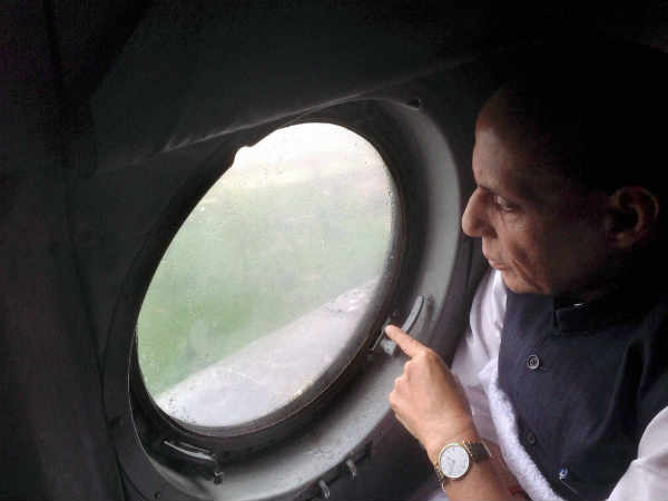 राजनाथ सिंह का दौरा 