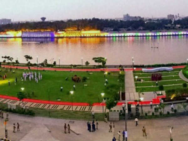 साबरमती रिवरप्रंट की खूबसूरती