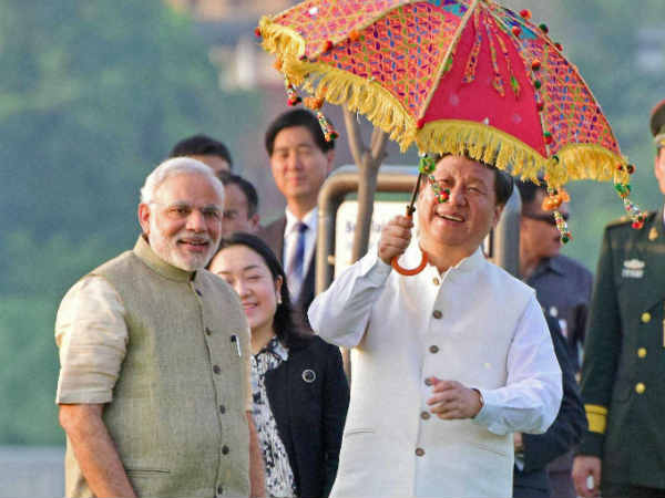 भारत के रंग में रंगे जिनपिंग