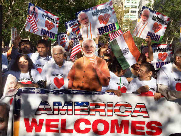 न्‍यूयॉर्क में मोदी के फैंस 