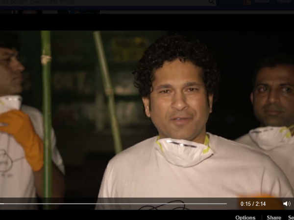 अभियान में शामिल होकर खुश हैं सचिन 