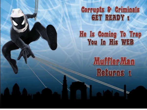 केजरीवाल-स्पाइडरमैन 