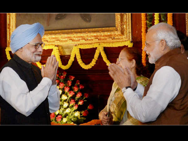 मनमोहन सिंह-नरेन्द्र मोदी