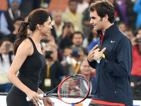 दीपिका पादुकोण-रोजर फेडरर दीपिका पादुकोण-रोजर फेडरर