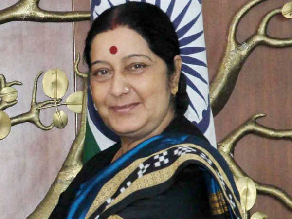 Minister for overseas Indian affairs Sushma Swaraj Minister for overseas Indian affairs Sushma Swaraj