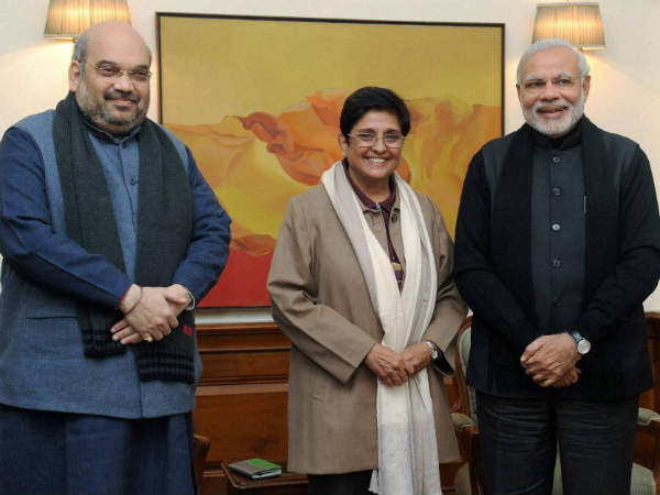 किरण बेदी और पीएम मोदी