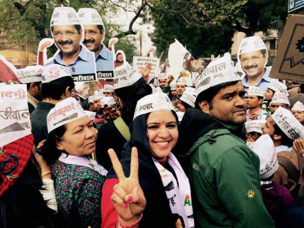 आप पार्टी का रोड शो आप पार्टी का रोड शो