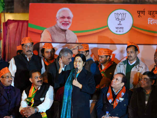 Crowd missing from Sushma –Smriti meetings in Delhi