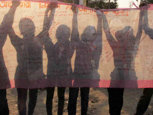 Protest against sexual harassment